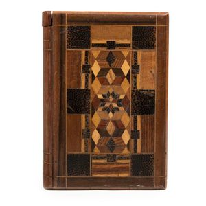 Thomas Griffiths book box, Queensland specimen timbers, mount…