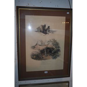 George French Angas 'The Aboriginal Inhabitants', hand coloured…