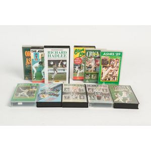 Cricket Videos: Collection of cricket videos (59) with 6 signed…