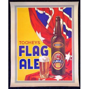 Tooheys advertising poster, 'Tooheys Flag Ale' by Walter…