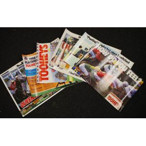 Six Tooheys advertising posters horse racing related