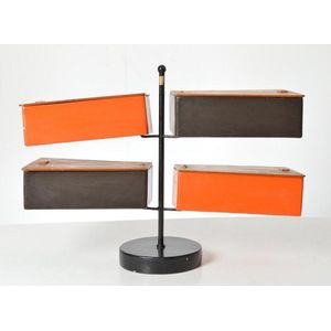 Joos Teders. Utility box. Adjustable with sliding lips. Teak…