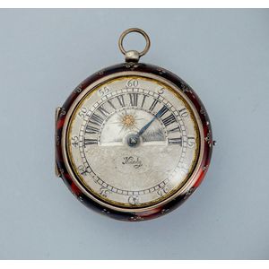 Victorian Silver Gilt Pocket Compass by Benjamin Green, London