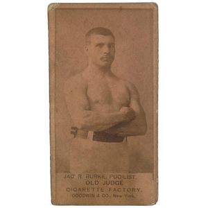 1887-89 old Judge Cigarettes 'Celebrities - Jack R.Burke,…
