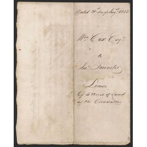 [William Cox, 1764 (Dorset) - 1837 (Windsor, NSW): Explorer,…
