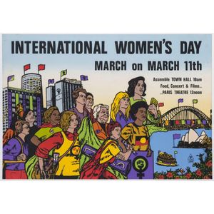 Toni Robertson, (Australian, b.1953). International Women's Day,…