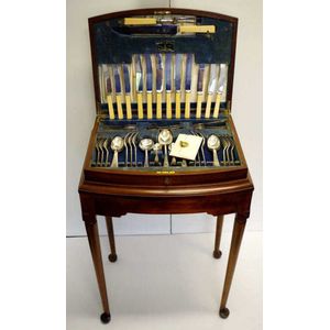Good Viner & Hall Sheffield standing canteen a complete Viner &…