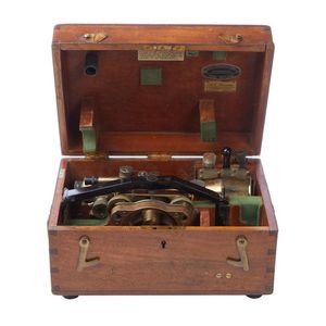 A Cooke, Troughton & Sims brass surveyor's telescope, retailed…