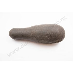 Argillite Patu Muka with Defined Grip and Scarring - New Zealand Maori ...