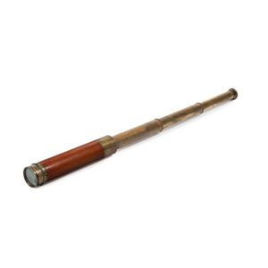 Troughton & Simms, London. Triple extension brass wand timber…
