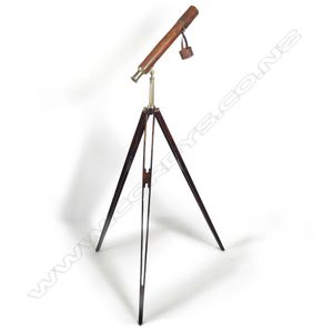 A brass two-draw telescope by Ryland & Son with World War I…