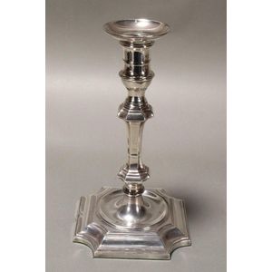Handsome George V sterling silver candlestick, hallmarked…