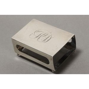 Late Victorian sterling silver matchbox case, hallmarked…