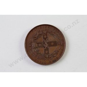 Woman's work exhibition Sydney 1892 medal in bronze, by Amor,…