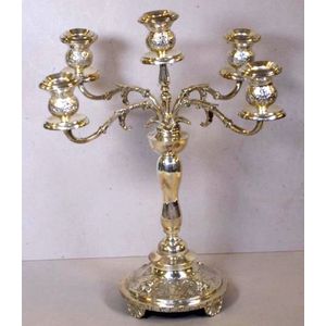 Italian Sterling Silver Candelabra, 5 Lights, 38 cm Height - Candelabra ...