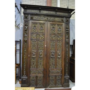 Most impressive and massive antique French Renaissance style…