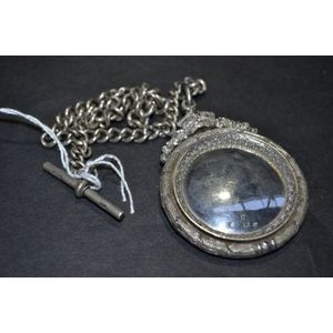 Scottish silver medallion, hallmarked Glasgow 1925 on English…