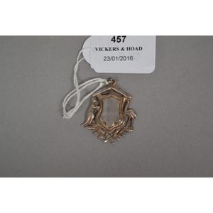 Sterling silver Fob Medallion with Australian Coat of Arms