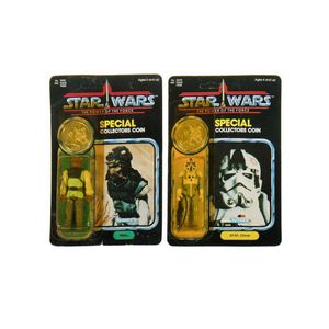 Two Star Wars action figures. Including 'At-At Driver;' and…