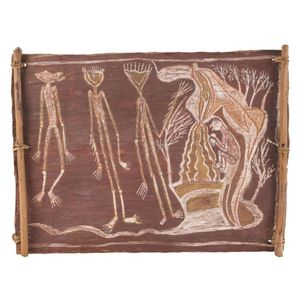 Samuel Ganarradj Mangudja (1909-1983), Kurabara and Buruk, bark…