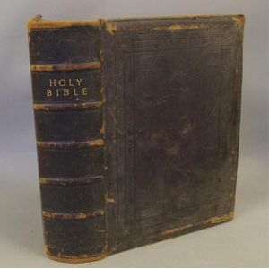 Large Victorian Family Bible, in original condition, c1880s,…