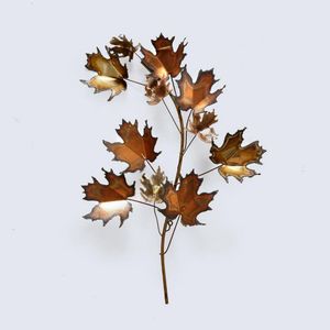 Curtis Jere Brutalist Maple Leaf Wall Sculpture - Zother incl. carved ...