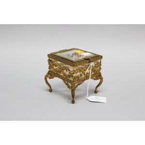 19th Century French Gilt Metal Jewelry Box - Boxes, Jewellery & Trinket ...