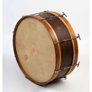 A marching band bass drum by Leedy of Indianapolis, USA, early…