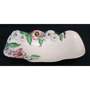 A Carlton Ware Australian design Poppy & daisy dish, pale pink&hellip;