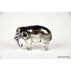 Victorian shops Style Collectable Standing Elephant Pin Cushion 925 Sterling Silver Sewing Needle