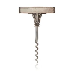 Georg Jensen Danish sterling silver corkscrew, 11 cm high, 67…
