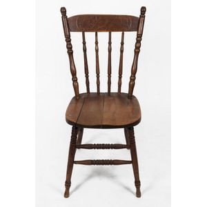 Antique Australian Blackwood & Kauri Pine Kangaroo Back Dining Chair ...