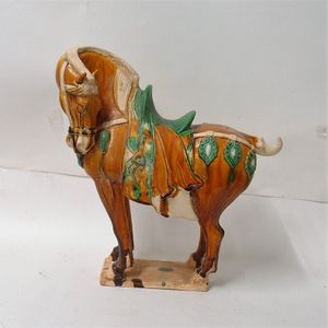 Sancai Glazed Tang Horse Sculpture - Ceramics - Chinese - Oriental