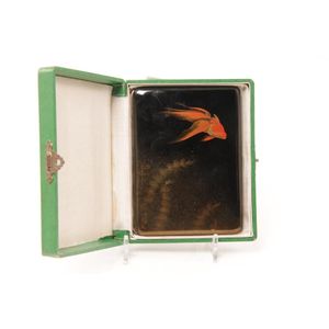 A Japanese Namiki Maki-e lacquer cigarette case by Murata…