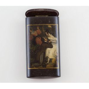 Early 19th century Brunswick lacquer Cheroot case by Stobwasser…
