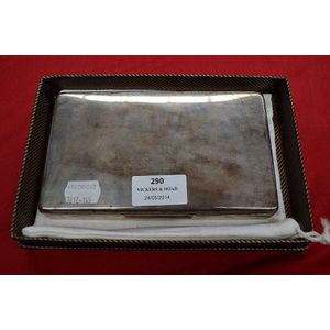 Presentation cigarette box, marked 925 and approx 350gms,…