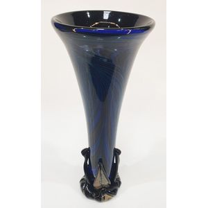 ガラスコレクション【COLIN HEANEY オーストラリア　花瓶　海モチーフ】 Discover 100 Glassies - Australia - Heaney, Colin and glass