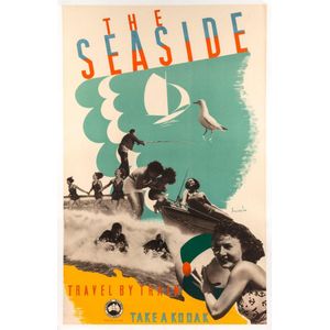 Gert Sellheim (1901 - 1970), The Seaside : Travel By Train,…