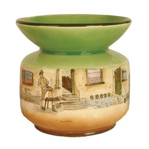 A rare Royal Doulton Dickens Ware spittoon, Alfred Jingle, fat…