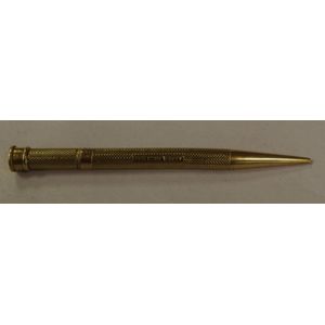 9ct gold Mordan mechanical pencil, hallmarked London
