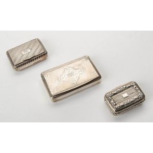 Silver Snuff Boxes Collection - French & Georgian - Snuff - Recreations ...