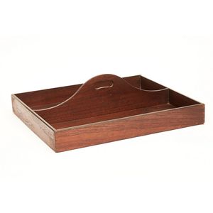 Australian Colonial cedar cutlery tray, 19th century,…