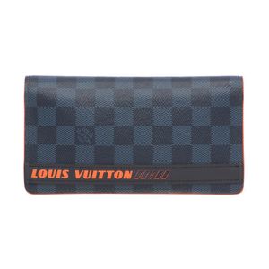 Louis Vuitton Multiple Wallet Damier Cobalt Race Blue Orange