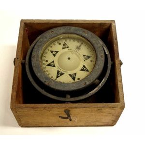 Henry Browne & Son Ltd boxed marine gimbal compass Barking &…