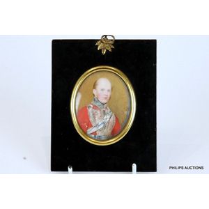 An antique portrait miniature, late 18th / early 19th century,…