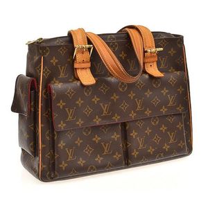 Brown Louis Vuitton Monogram Multipli-Cite Tote Bag