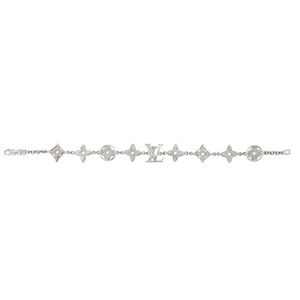 Idylle Blossom Two-Row Bracelet, White Gold And Diamonds