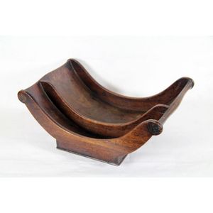 A Regency mahogany cheese wheel. 18 cm high, 38 cm wide, 25 cm&hellip;