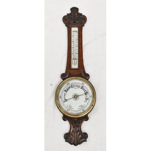 Mid 19th Century Oak Barometer - Barometers & thermometers - Industry ...