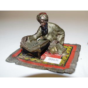 Antique Vienna Franz Bergman cold painted figure of an middle…
